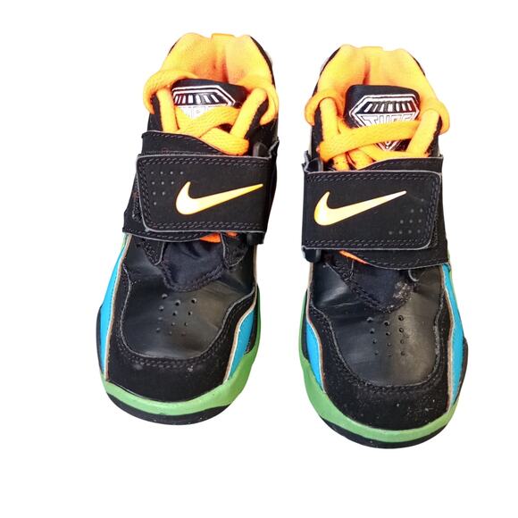 Nike Air Diamond Turf Child Athletic Sneakers Black - Picture 2 of 6